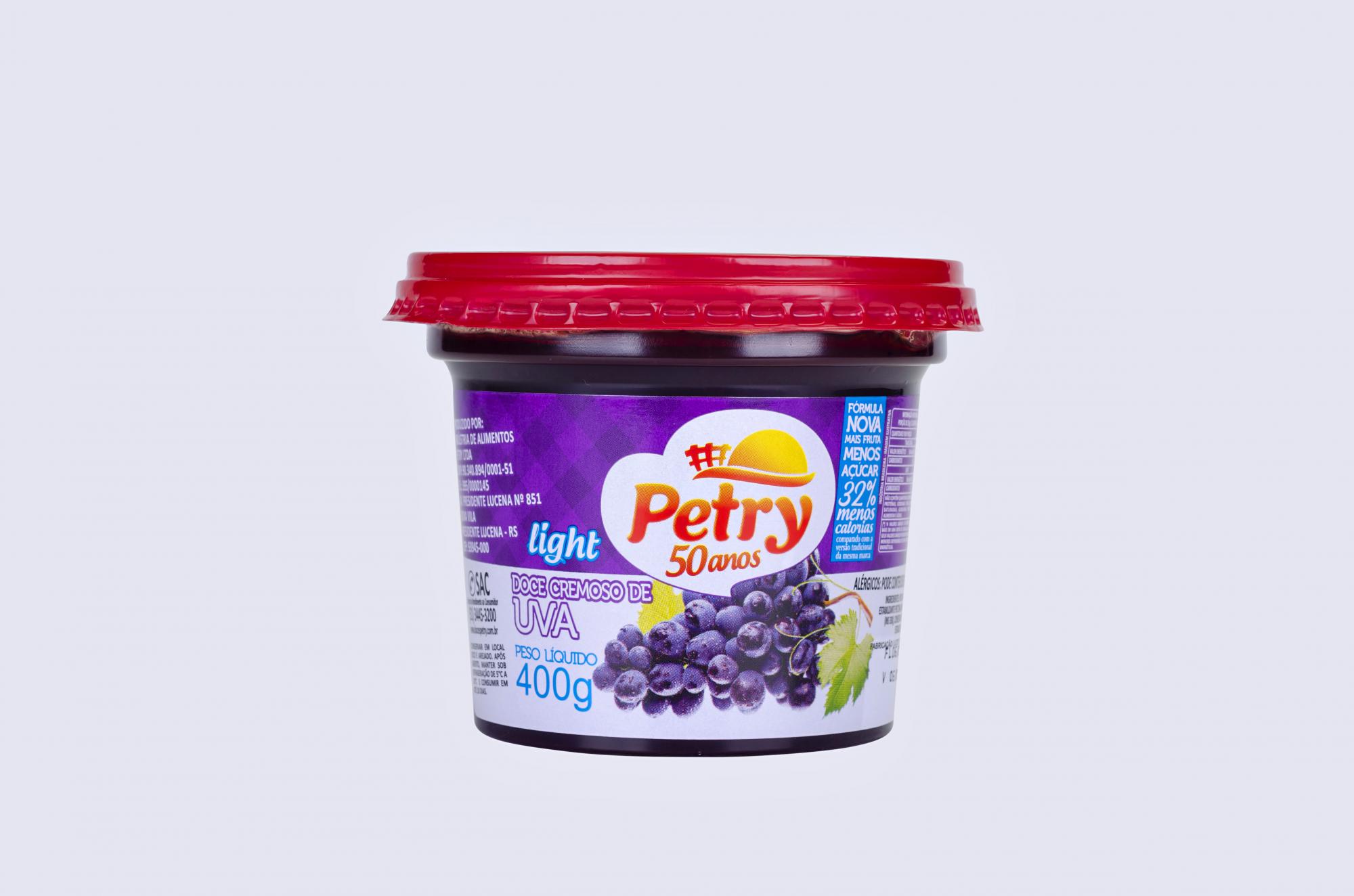 Doce de uva Petry light 400g