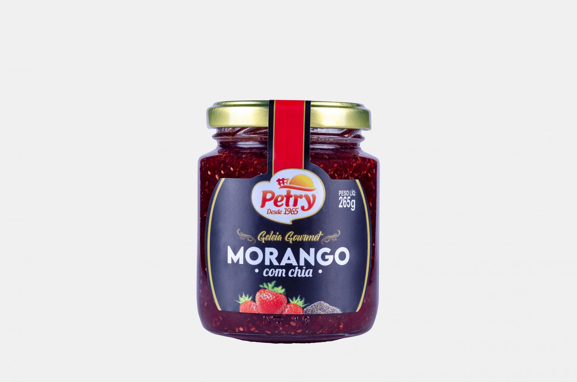 imagem de Geleia de morango com chia Petry 265g