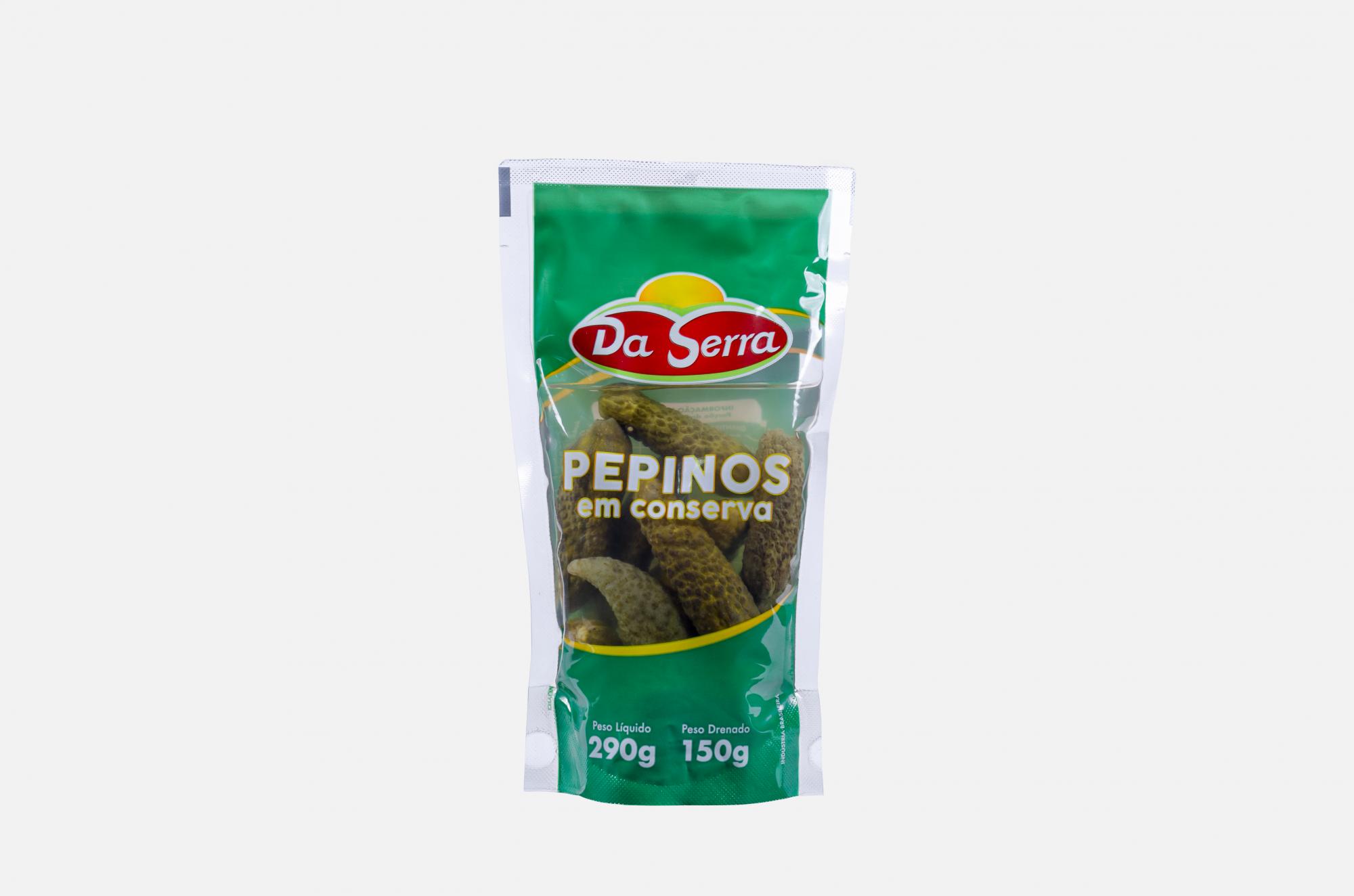 Pepinos em conserva pouch Da Serra 150g
