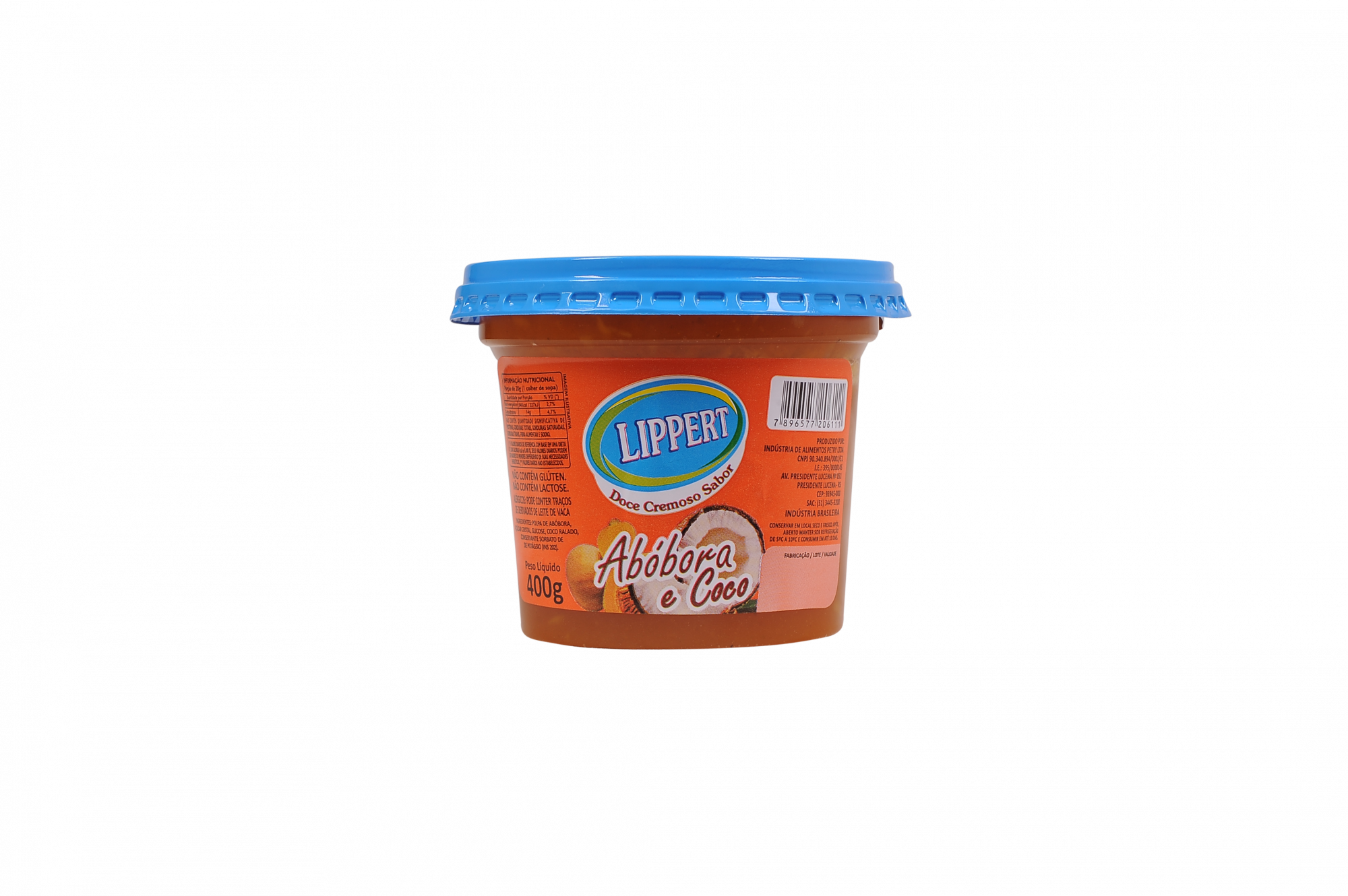 Doce de abóbora com coco Lippert 400g