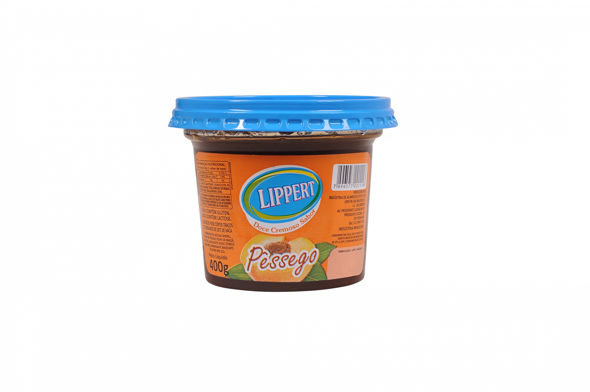 Doce de pêssego Lippert 400g