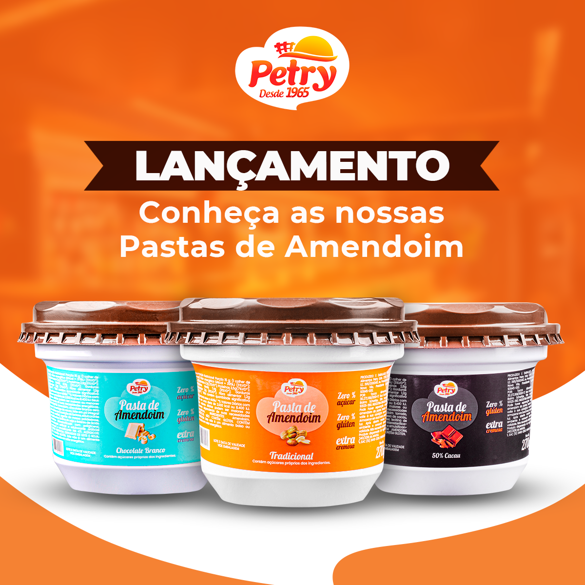 iLançamento: Linha de Pastas de Amendoim